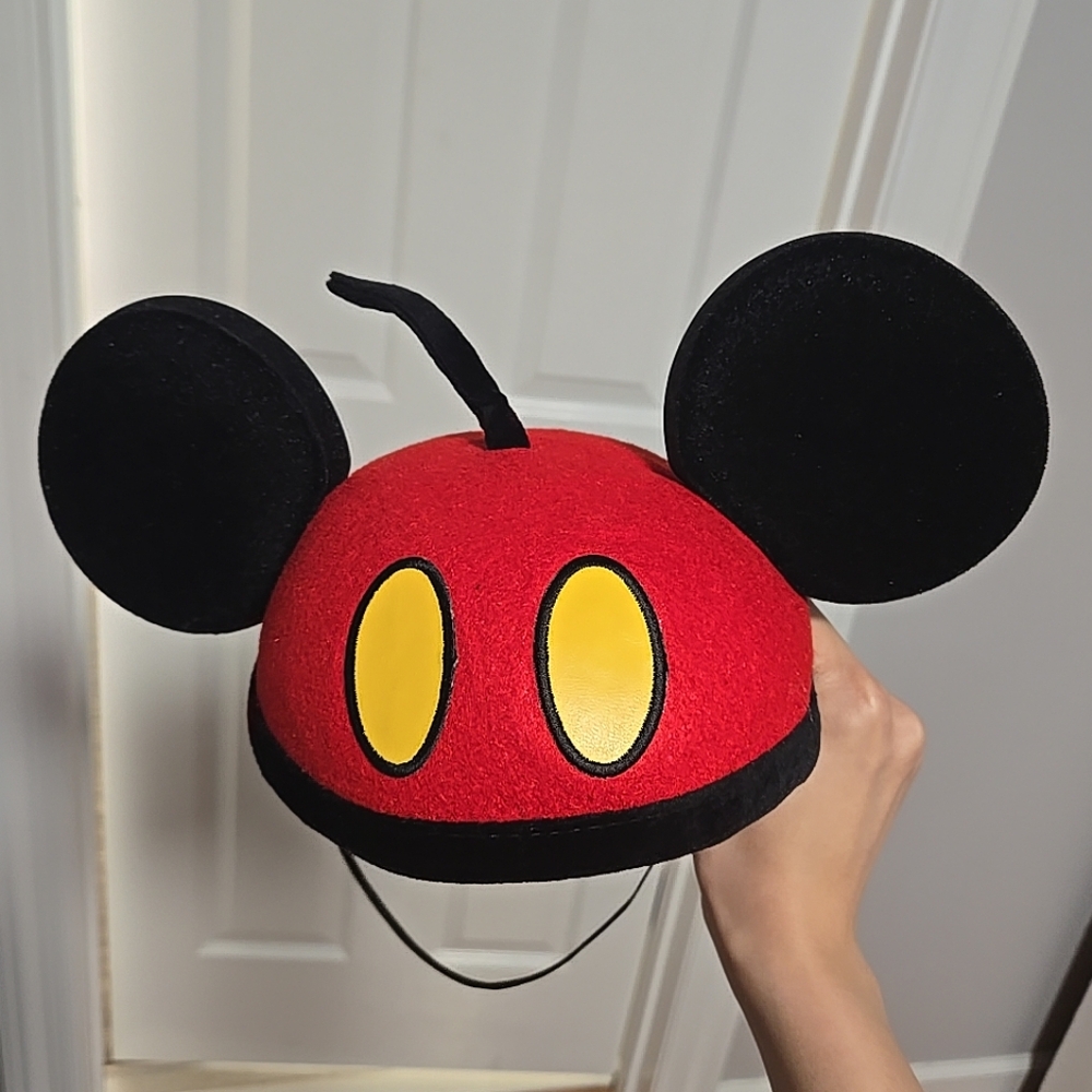 Mickey Mouse Ears String Hat Vintage Rare